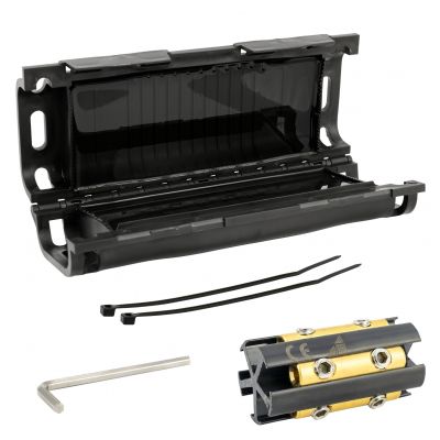 MZGEL180 Mufa z żelem/ 180*74*41mm GELEBOX, IPX8, 0,6/1kV + złącze kablowe 5x1,5-6mm2 39.180 OPATÓWEK (39.180)