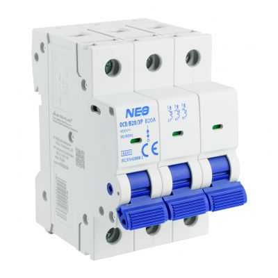 Wyłącznik nadprądowy 6kA 3P B20A OCB/B20/3P 87.630 OPATÓWEK (87.630)