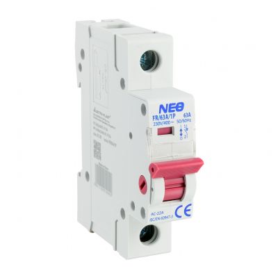 Rozłącznik izolacyjny modułowy 1P 63A DL 1P 63A FR/63A/1P 87.101 OPATÓWEK (87.101)