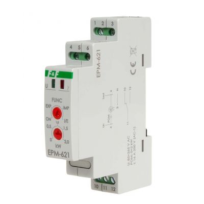Elektroniczny przekaźnik mocy pobranej i oddanej do sieci moc mierzona 0-2kW EPM-621 F&F (EPM-621)