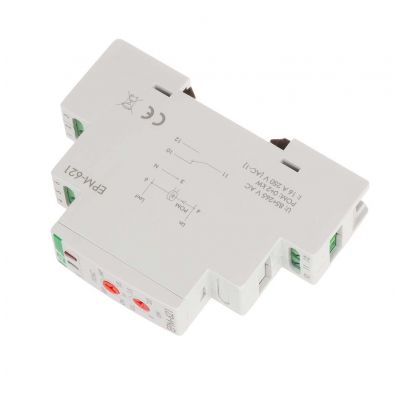Elektroniczny przekaźnik mocy pobranej i oddanej do sieci moc mierzona 0-2kW EPM-621 F&F (EPM-621)