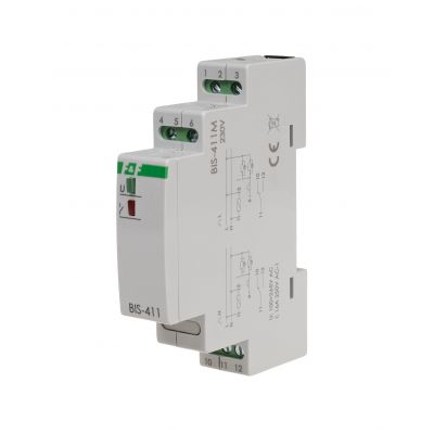 Przekaźnik bistabilny z pamięcią montaż na szynie DIN 230V BIS-411M F&F (BIS-411M)