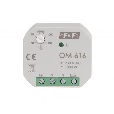 Ogranicznik poboru mocy montaż podtynkowy OM-616 F&F (OM-616)