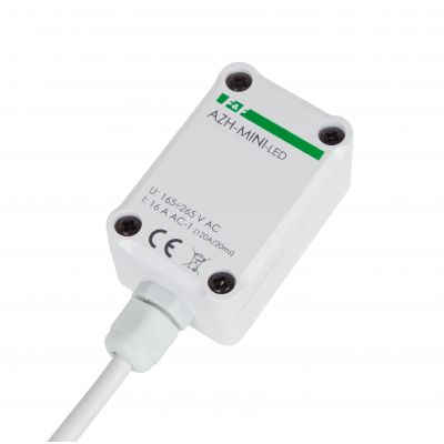Automat zmierzchowy z wewnętrznym czujnikiem światłoczułym do załączania oświetlenia LED AZH-MINI-LED F&F (AZH-MINI-LED)