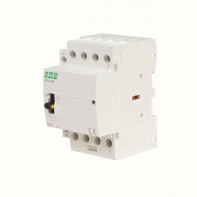 Stycznik modułowy ze sterowaniem ręcznym montaż na szynie 63A styki 4Z ST63-40-M F&F (ST63-40-M)
