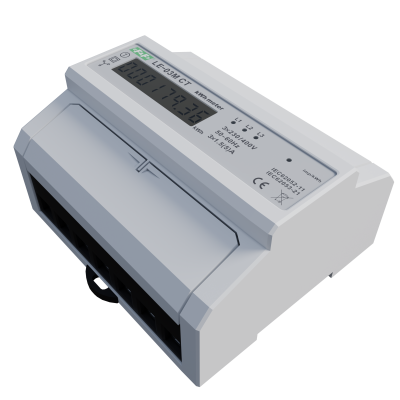 Licznik energii elektrycznej - trójfaz. z programowalną przekładnią RS-485 MODBUS LCD kl.1 LE-03M-CT F&F (LE-03M-CT)