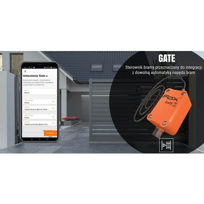 GATE-G (kolor szary) 2 kanałowy sterownik bram Wi-Fi WI-TO2S2-G F&F (WI-TO2S2-G)