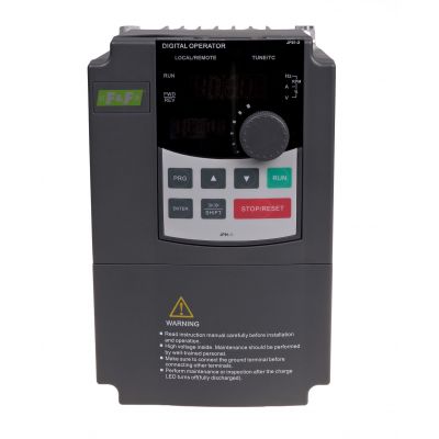 Falownik trójfazowy Uwe=3x400V AC Iwe=16,5A Uwy=3x400V AC Iwy=13A Pmax=5,5kW FA-3HX055 F&F (FA-3HX055)