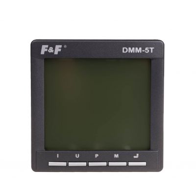 Multimetr panelowy z komunikacją Modbus RTU DMM-5T F&F (DMM-5T)