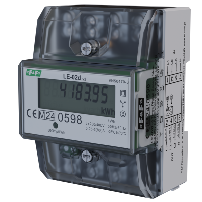 Licznik energii elektrycznej MID 80 A LE-02D F&F (LE-02D)