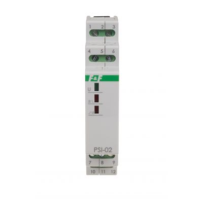 Przetwornik sygnału ciągły na impuls PSI-02 24V,montaz na szynie DIN PSI-02-24V F&F (PSI-02-24V)