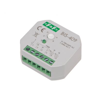 Przekaźnik bistabilny 4 funkcyjny podtynkowy dwa obwody sterowania BIS-409 F&F (BIS-409)