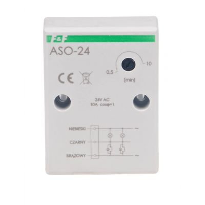 Automat schodowy z przyłączem kablowym 24V ASO-24 F&F (ASO-24)