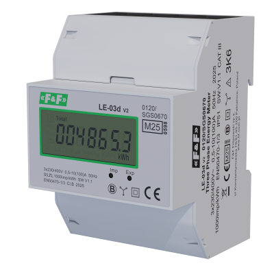 Licznik energii elektrycznej ; MID 100 A LE-03D F&F (LE-03D)