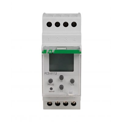 Przekaźnik czasowy 18-funkcyjny LCD styk: 1Z/R U=24-264V PCS-517 F&F (PCS-517)