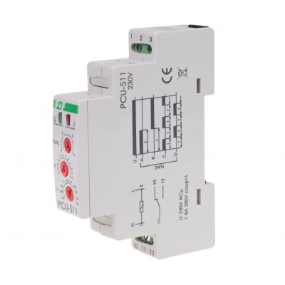 Przekaźnik czasowy styk 1Z/R 230V PCU-511 F&F (PCU-511)