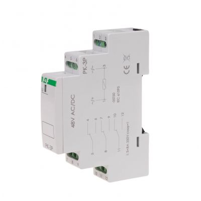 Przekaźnik elektromagnetyczny PK-3P 48V PK-3P-48V F&F (PK-3P-48V)