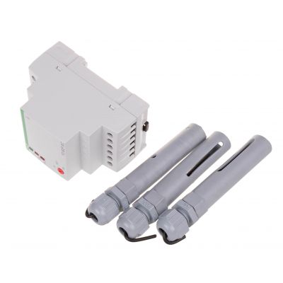 Przekaźnik kontroli poziomu cieczy dwu stanowy z regulacją czułości sond PZ-829 RC montaz na szynie DIN,styk: 2x1Z/R 230V PZ-829RC F&F (PZ-829RC)