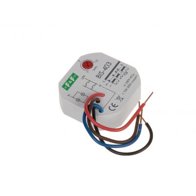 Przekaźnik bistabilny z wyłącznikiem czasowym do montażu podtynkowego BIS-403 F&F (BIS-403)