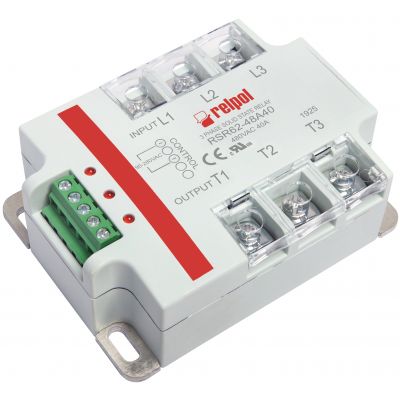 RELPOL Przekaźnik półprzewodnikowy trójfazowe 40A, 480 V AC  RSR62-48A40 2615963 (2615963)