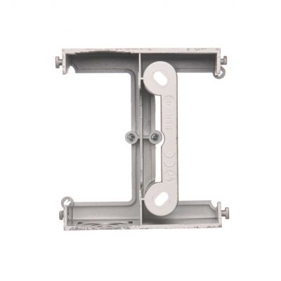 puszki instal. Puszka natynkowa głęboka (40mm) - element rozszerzający do puszki PSC do ramek wielokrotnych stal inox PSH/21 KONTAKT (PSH/21)