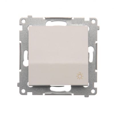 Simon 54 Przycisk „światło” 16A 250V zaciski śrubowe biały DS1A.01/11 KONTAKT (DS1A.01/11)