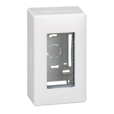 Simon Connect Obudowa natynkowa S500 1-modułowa 2x K45 kompletna aluminium 51000001-033 51000001-030 KONTAKT (51000001-030)