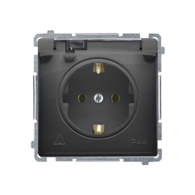 SIMON BASIC WMBW-53111x-Y011 Gniazdo wtyczkowe Schuko do wersji IP44 z przesłonami (moduł) 16A, 250V BMGSZ1BZ.01/49A KONTAKT (BMGSZ1BZ.01/49A)