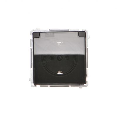 SIMON BASIC WMBW-53111x-Y011 Gniazdo wtyczkowe Schuko do wersji IP44 z przesłonami (moduł) 16A, 250V BMGSZ1BZ.01/49A KONTAKT (BMGSZ1BZ.01/49A)