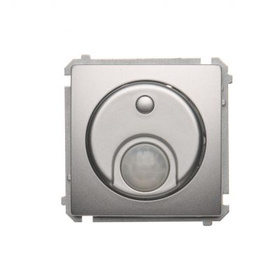 Simon Basic Łącznik z czujnikiem ruchu z przekaźnikiem 8(2) A 230V. Wymagana instalacja 3-przewodowa srebrny mat BMCR10P.01/43 KONTAKT (BMCR10P.01/43)