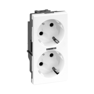 Simon Connect Gniazdo podwójne S500 Schuko 2x230V 16A z sygnalizacją śrubowe czerwony 50010472-037 50010472-030 KONTAKT (50010472-030)
