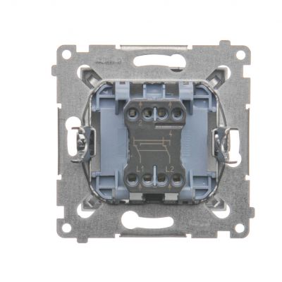 Simon 54 Łącznik krzyżowy 16A 250V zaciski śrubowe srebrny mat DW7A.01/43 KONTAKT (DW7A.01/43)