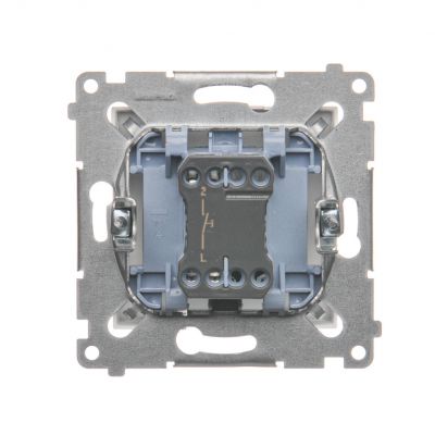 Simon 54 Przycisk pojedynczy zwierny bez piktogramu 16A 250V zaciski śrubowe biały DP1A.01/11 KONTAKT (DP1A.01/11)