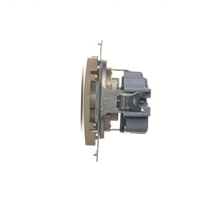 Simon 54 Gniazdo Schuko z przesłonami 16A 250V zaciski śrubowe złoty mat DGSz1Z.01/44 KONTAKT (DGSz1Z.01/44)