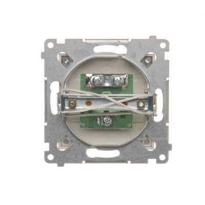 Simon 54 Gniazdo antenowe TV pojedyncze . Do instalacji indywidualnych złoty mat DAK1.01/44 KONTAKT (DAK1.01/44)