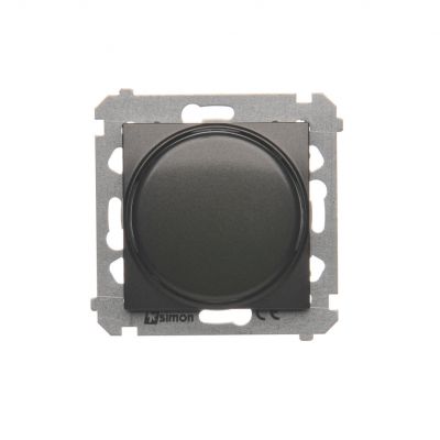 Simon 54 Ściemniacz naciskowo-obrotowy 20–500 W antracyt DS9T.01/48 KONTAKT (DS9T.01/48)