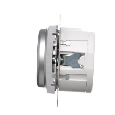 Simon 54 Ściemniacz obrotowy dwubiegunowy do LED ściemnialnych 230V 5-215W srebrny mat *Wymagana instalacja 4-przewodowa DS9L2.01/43 KONTAKT (DS9L2.01/43)