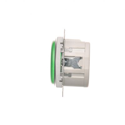 Simon 54 Sygnalizator świetlny LED – światło zielone 230V srebrny mat DSS3.01/43 KONTAKT (DSS3.01/43)
