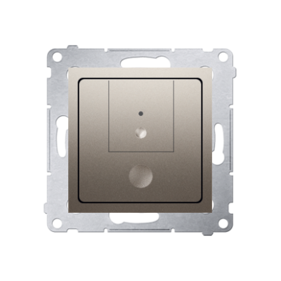 Simon 54 Ściemniacz dwuprzyciskowy 40–500 W (300 VA) złoty mat D75310.01/44 KONTAKT (D75310.01/44)