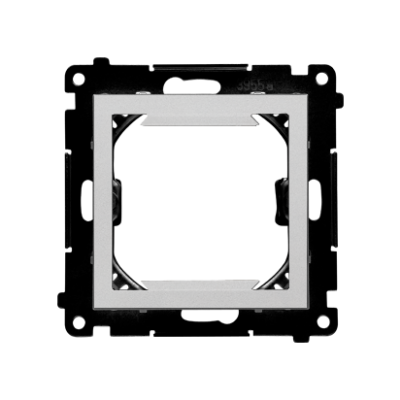 Simon 55 Adapter (przejściówka) na osprzęt standardu 45x45mm Aluminium mat TA45.01/143 KONTAKT (TA45.01/143)