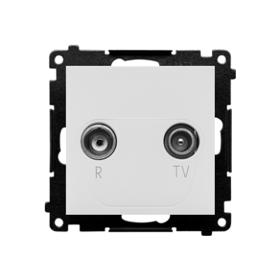 Simon 55 Gniazdo antenowe R-TV zakończeniowe 10dB do gniazd przelotowych 1x Wejście: 5÷862 MHz Jasnoszary mat TAZ.01/114 KONTAKT (TAZ.01/114)