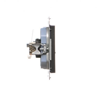 Simon 55 Gniazdo HDMI + RJ45 kat.6 Czarny mat TGHRJ45.01/149 KONTAKT (TGHRJ45.01/149)
