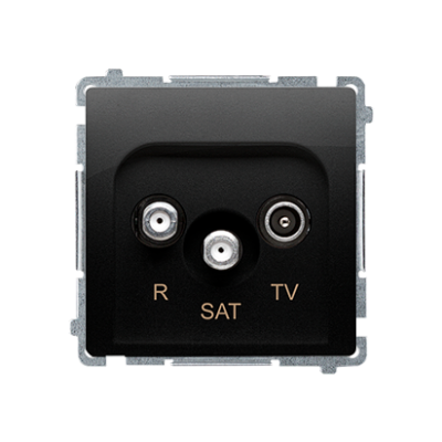 SIMON BASIC WMUA-03018z-Y011 Gniazdo antenowe R-TV-SAT końcowe (moduł). 1x wejście: 5 MHz–2,4 GHz; c BMZAR-SAT1.3/1.01/49 KONTAKT (BMZAR-SAT1.3/1.01/49)