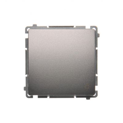 Simon Basic Przycisk światło 16A 250V zaciski śrubowe stal inox BMS1A.01/21 KONTAKT (BMS1A.01/21)