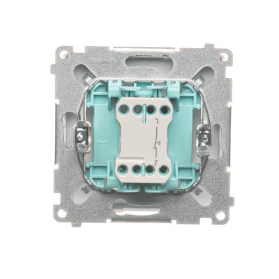 Simon Basic Przycisk pojedynczy rozwierny bez piktogramu 10A 250V zaciski śrubowe biały BMPR1.01/11 KONTAKT (BMPR1.01/11)