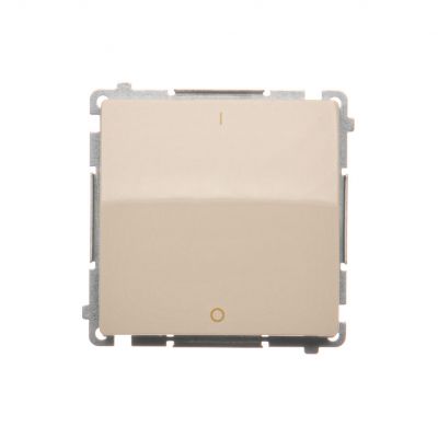 Simon Basic Łącznik dwubiegunowy 10A 250V szybkozłączka beż BMW2.01/12 KONTAKT (BMW2.01/12)