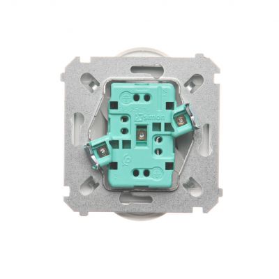 Simon Basic Gniazdo wtyczkowe podwójne bez uziemienia  Σ16A 250V zaciski śrubowe biały BMG2M.01/11 (BMG2M.01/11)
