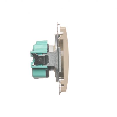 Simon Basic Gniazdo wtyczkowe z uziemieniem z przesłonami torów prądowych 16A 250V zaciski śrubowe beż BMGZ1Z.01/12 BMGZ1z.01/12 KONTAKT (BMGZ1z.01/12)