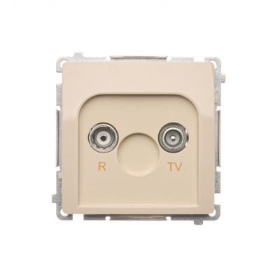 Simon Basic Gniazdo antenowe R-TV końcowe separowane 1x wejście: 5–862 MHz beż BMZAR1/1.01/12 KONTAKT (BMZAR1/1.01/12)