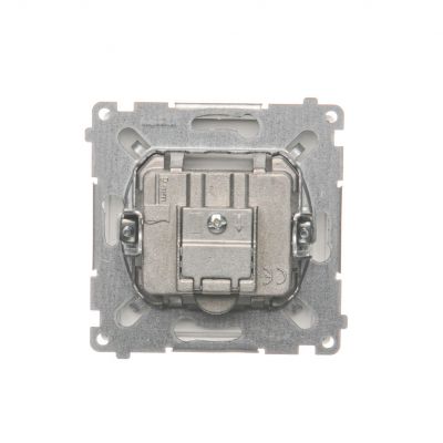 Simon Basic Gniazdo antenowe R-TV-DATA . 1x wejście: 5–862 MHz biały BMAD.01/11 KONTAKT (BMAD.01/11)